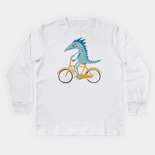 Monster Bike Ride Kids Long Sleeve T-Shirt